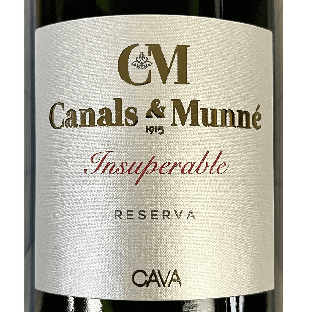 2022 Canal Munne Insuperable Brut Reserva Cava