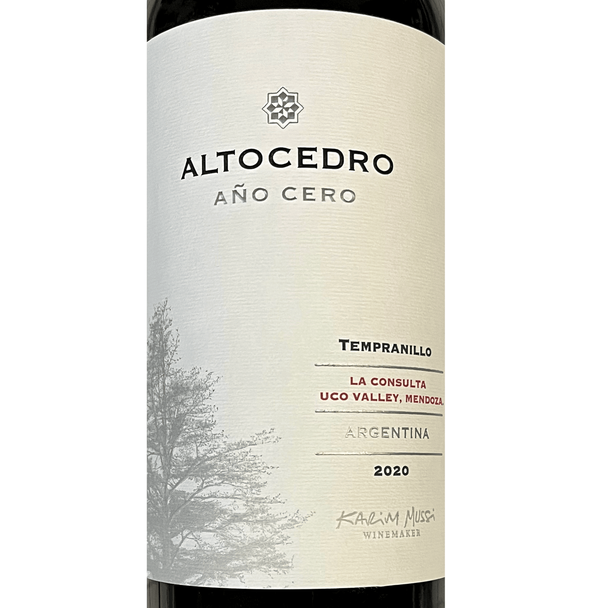 2020 Altocedro Ano Cero Tempranillo