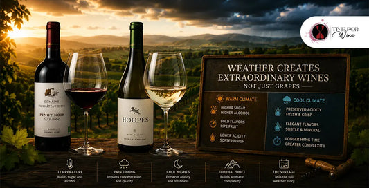 How Weather and Climate Shape the Flavor of Your Favorite Wines
