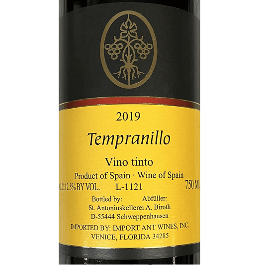2019 Tempranillo Vino Tinto Blend