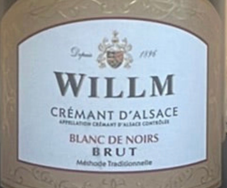 NV  Willm Cremant d'Alsace Blanc de Noirs Brut